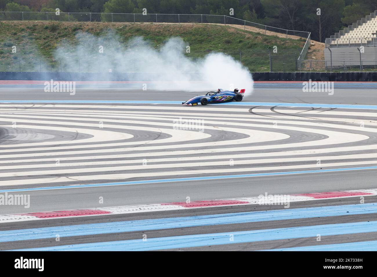 Campionato francese F4 Paul Ricard, le Castellet, FRANCIA, 16/10/2022 Florent 'MrCrash' B. Foto Stock