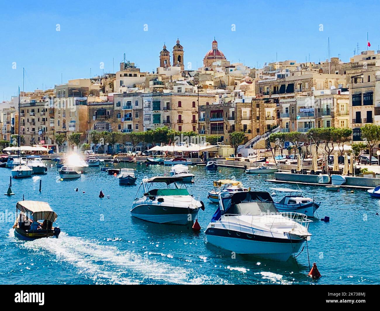 St Julians Bay Malta Foto Stock