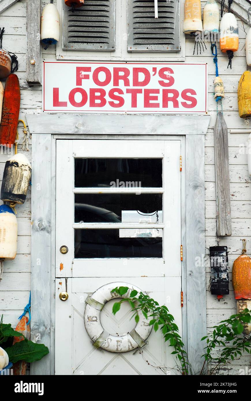 Seafront Lobster Shack, Niantic, Connecticut Foto Stock