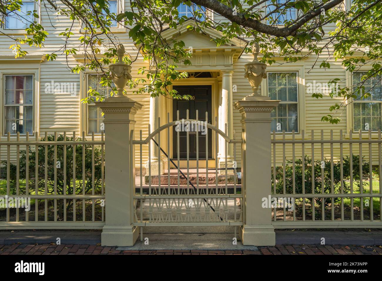 Salem, ma, US-10 ottobre 2022: La casa di Pierce-Nichols nel distretto storico di McIntire è di proprietà del museo dell'Essex di Peabody è un museo storico nazionale Foto Stock