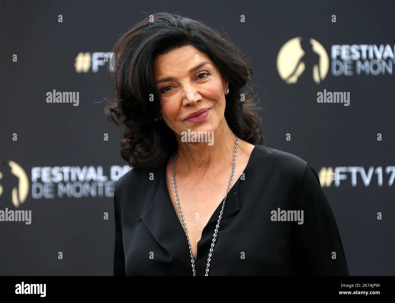 Shohreh Aghdashloo, 57th° Festival TV di Monte Carlo : giorno 4 del 19 giugno 2017 a Monte Carlo, Monaco Foto Stock