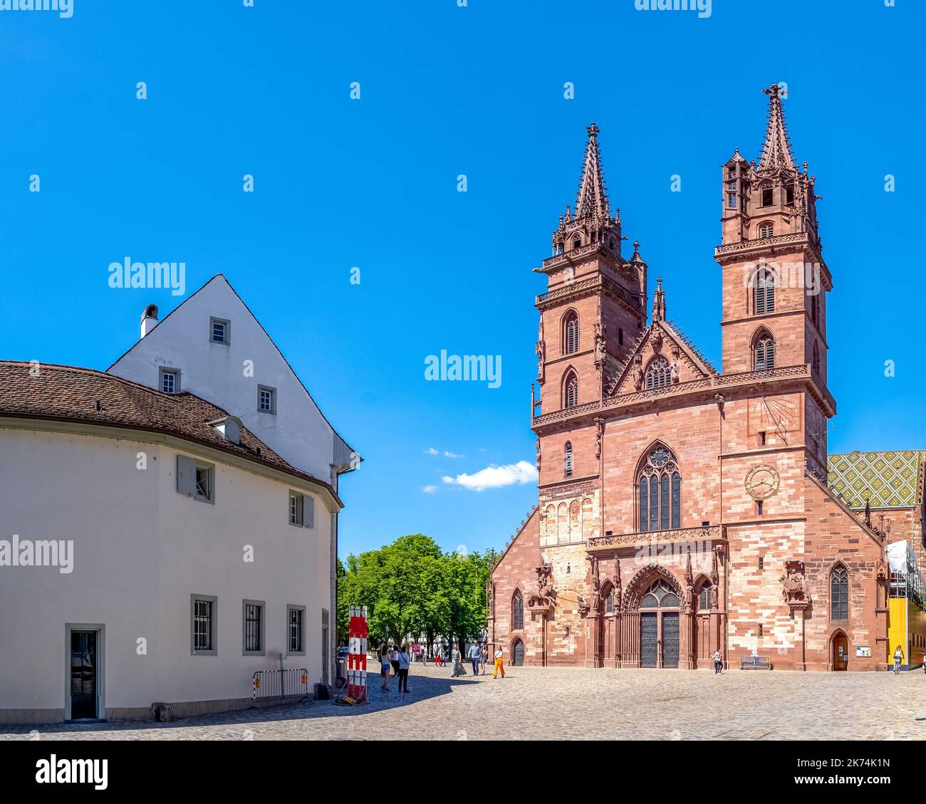 Città storica di Basilea, Svizzera Foto Stock