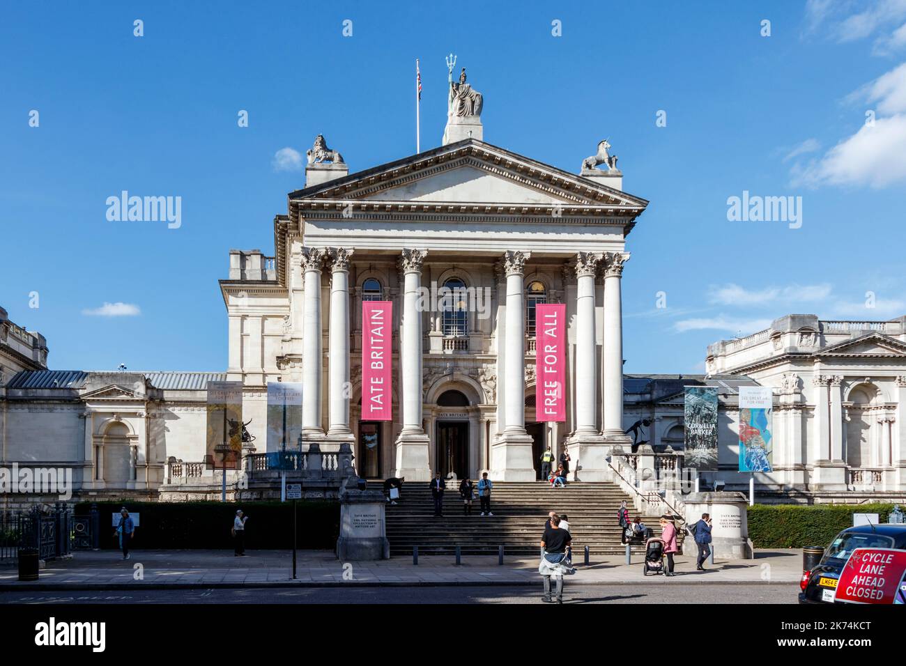 Tate Britain galleria d'arte su Millbank, Londra, Regno Unito Foto Stock