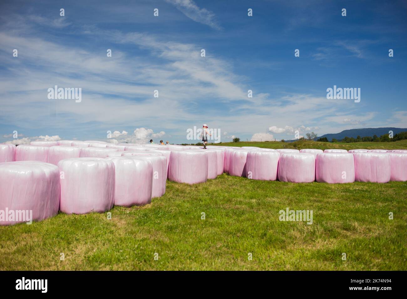 Ambiente al Tour De France 2017 Foto Stock