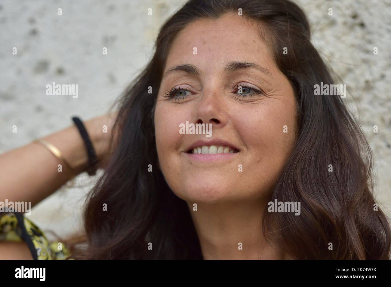 Cristiana reali in arrivo per il Festival du film francofono d'Angouleme Foto Stock
