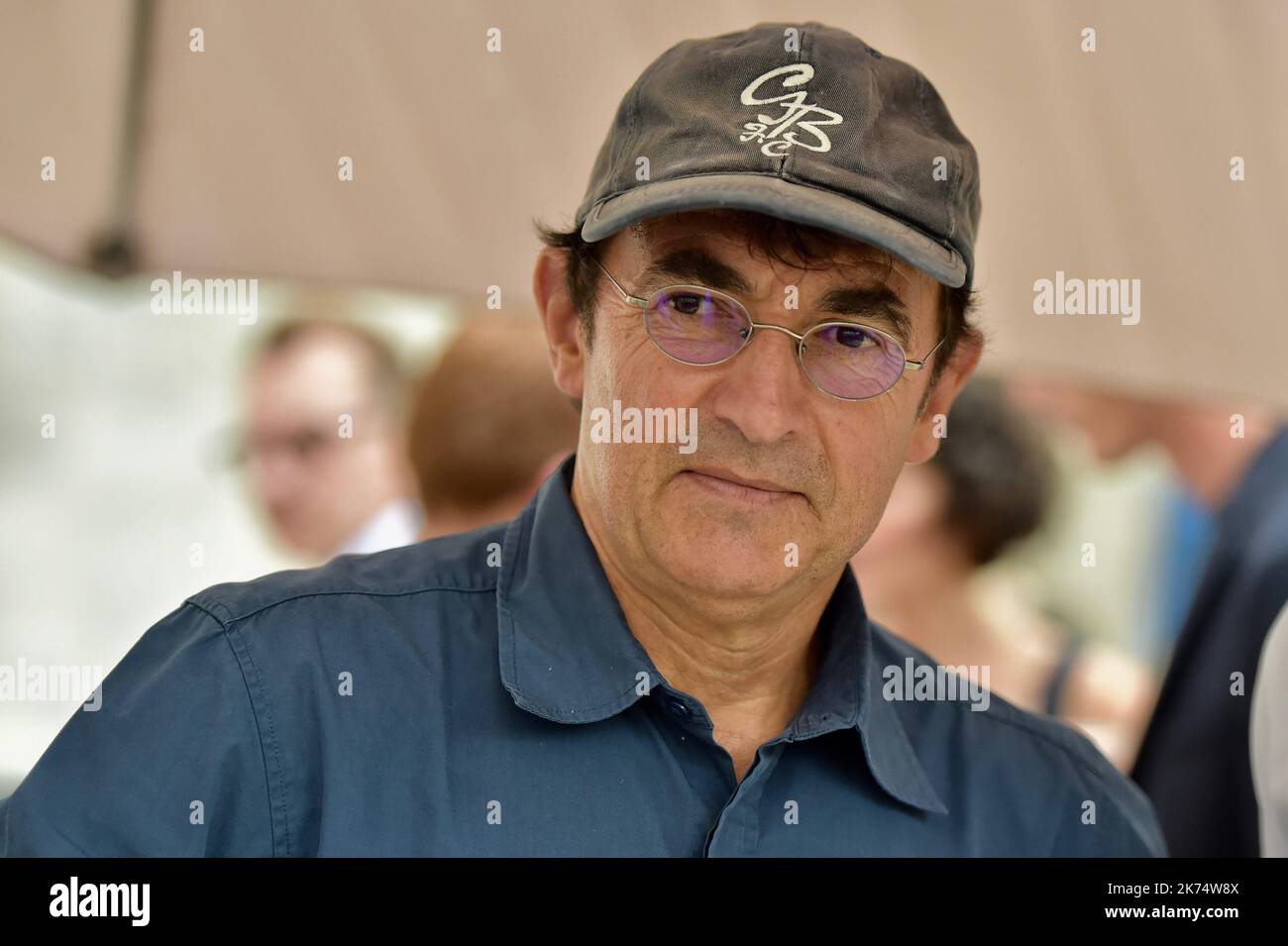 Albert Dupontel in arrivo per il Festival du film francofono d'Angouleme Foto Stock