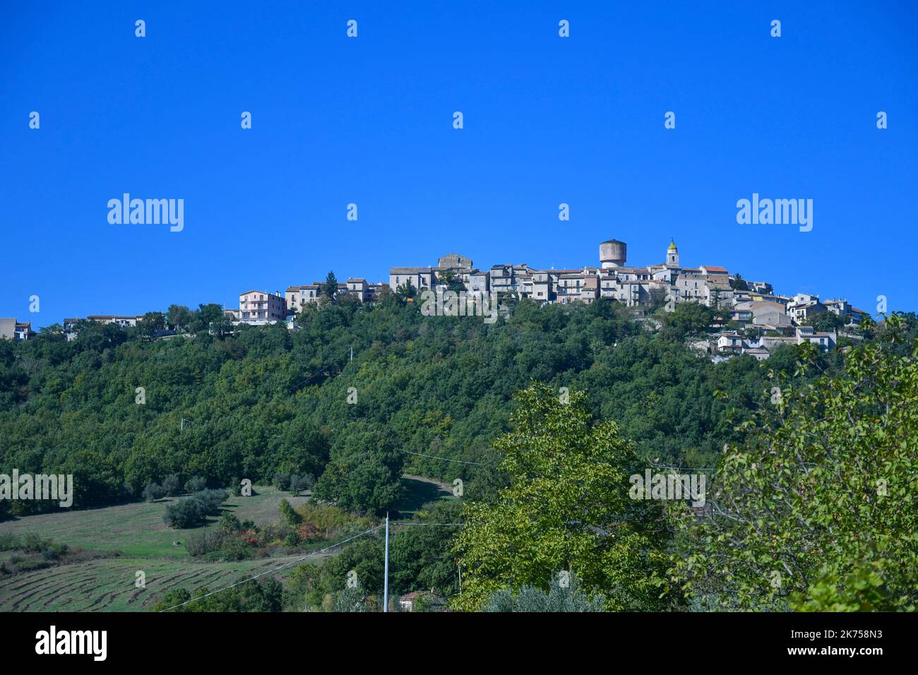 Un paesaggio della regione Molise, Italia. Foto Stock
