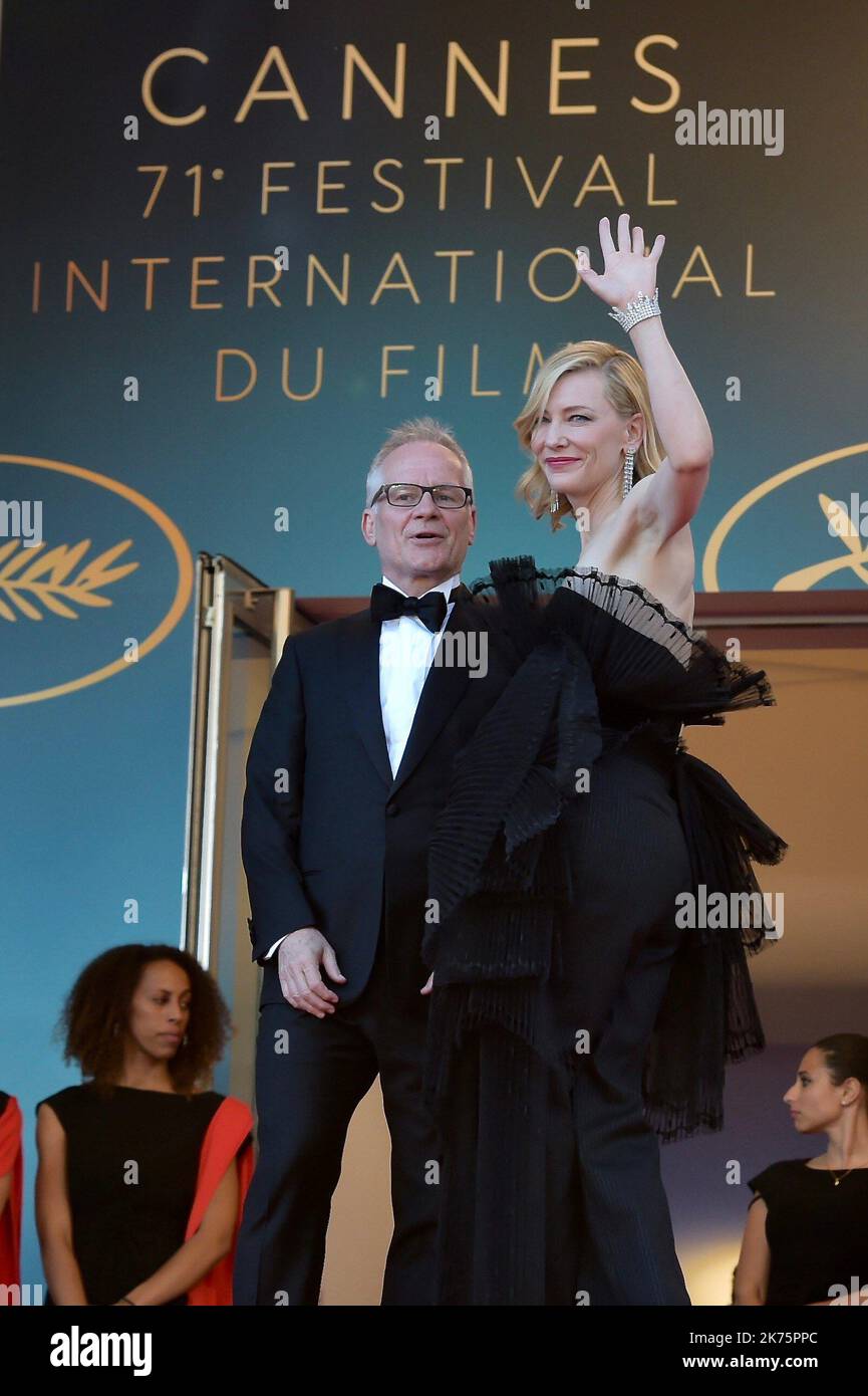 Cate Blanchett partecipa alla proiezione di 'Capharnaum' durante il 71st° Festival annuale del cinema di Cannes al Palais des Festivals il 17 maggio 2018. Foto Stock