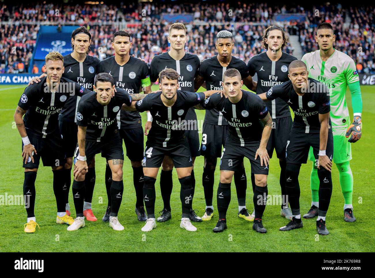 Foto di gruppo PSG team Foto Stock