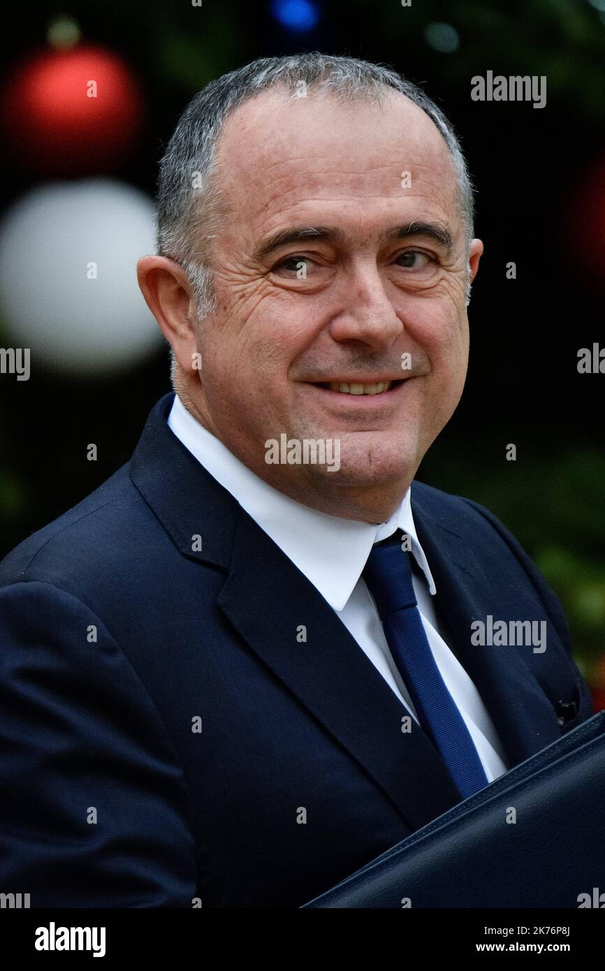 En sortie du Conseil des Ministres le Mercredi 09 Janvier 2019 / 09/01/2019 - Francia / Ile-de-France (regione) / Parigi - dal Consiglio dei ministri di mercoledì 09 gennaio 2019 Foto Stock