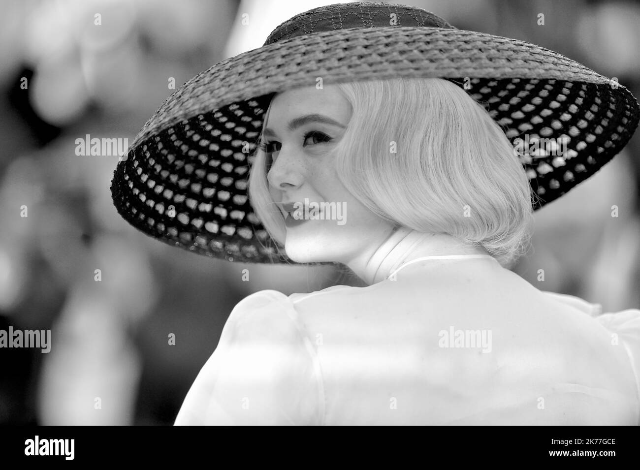 Elle Fanning partecipazione alla proiezione di Once upon A Time a Hollywood durante il 72nd° Festival di Cannes il 21 maggio 2019 a Cannes, Francia. Foto Stock