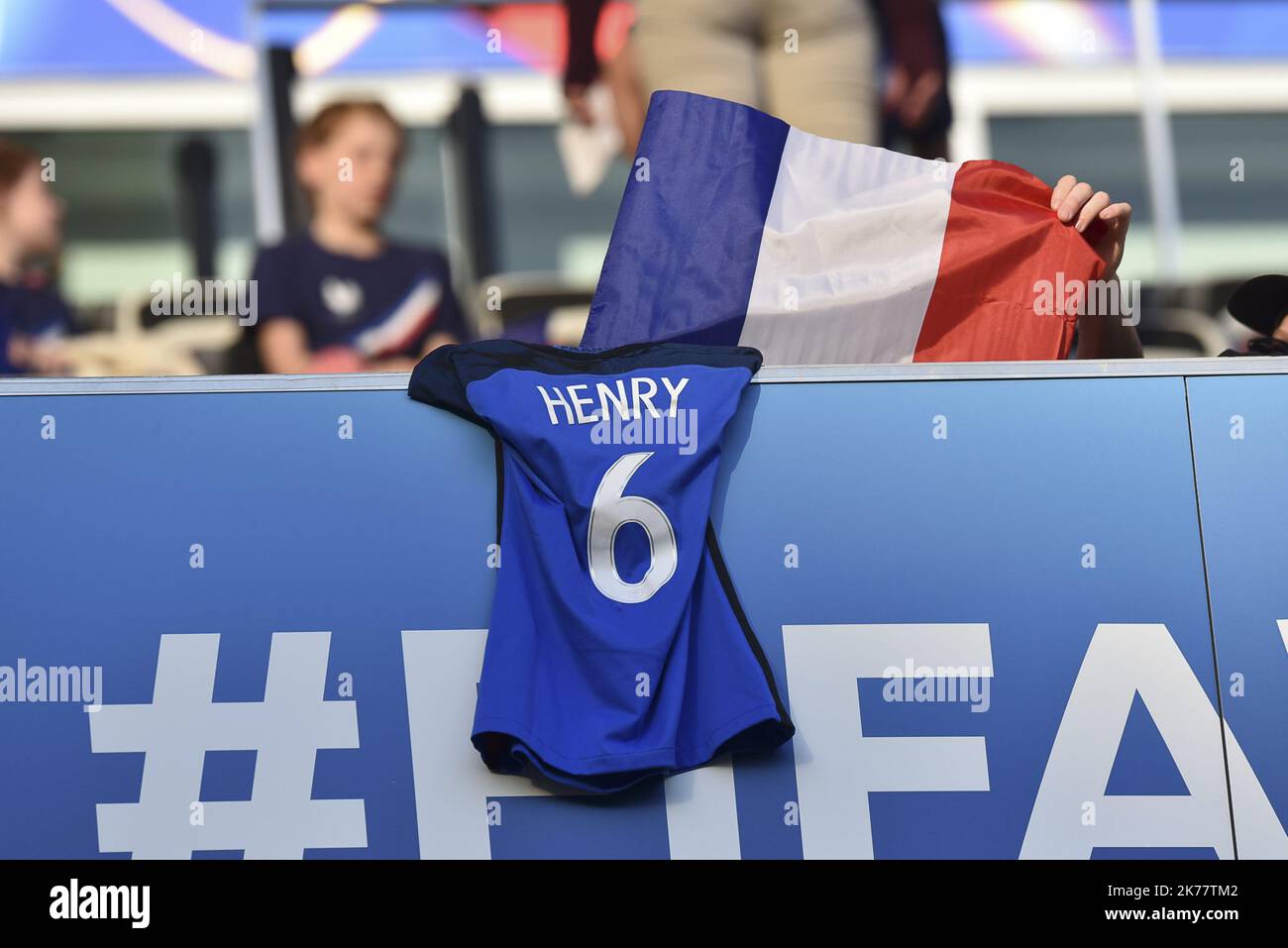 ©Frédérique GRANDO/MAXPPP - Coupe du monde - Equipe de France A Féminine vs Equipe féminine de Norvège - 12/06/2019 Phase de poule - (c) 2019 Grando/MaxPPP Foto Stock