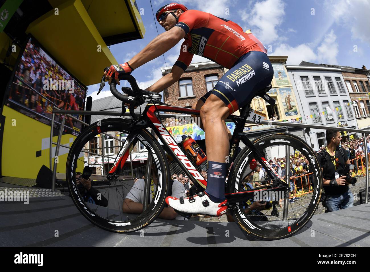 Sonny COLBRELLI. FOTO Alexandre MARCHI.- Foto Stock