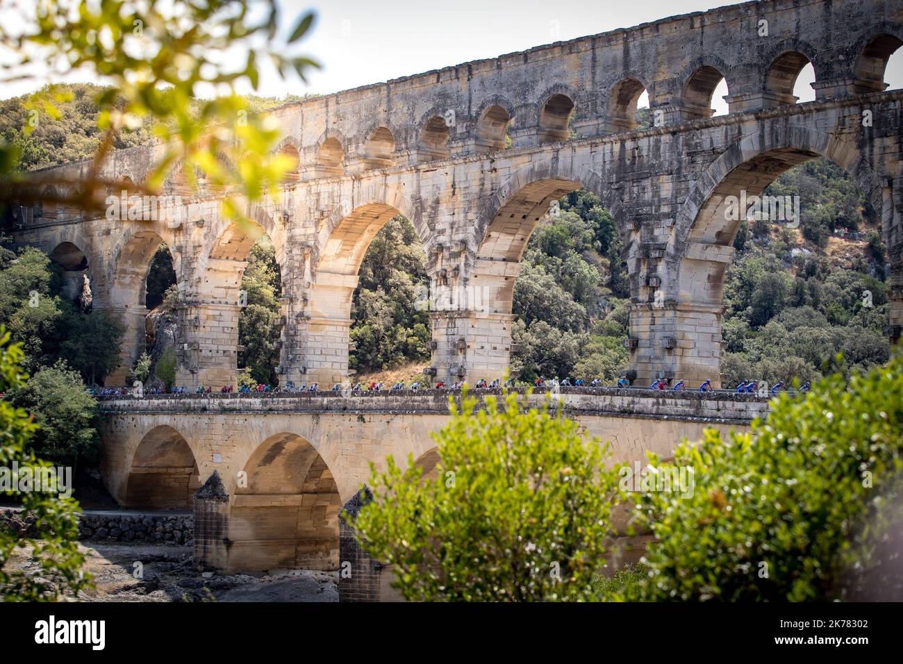 Il Tour 2019 passerà attraverso due paesi, il Belgio e la Francia. Visiterà le tre regioni belghe (Bruxelles-capitale, Fiandre e Vallonia) e 37 dipartimenti francesi. Foto Stock