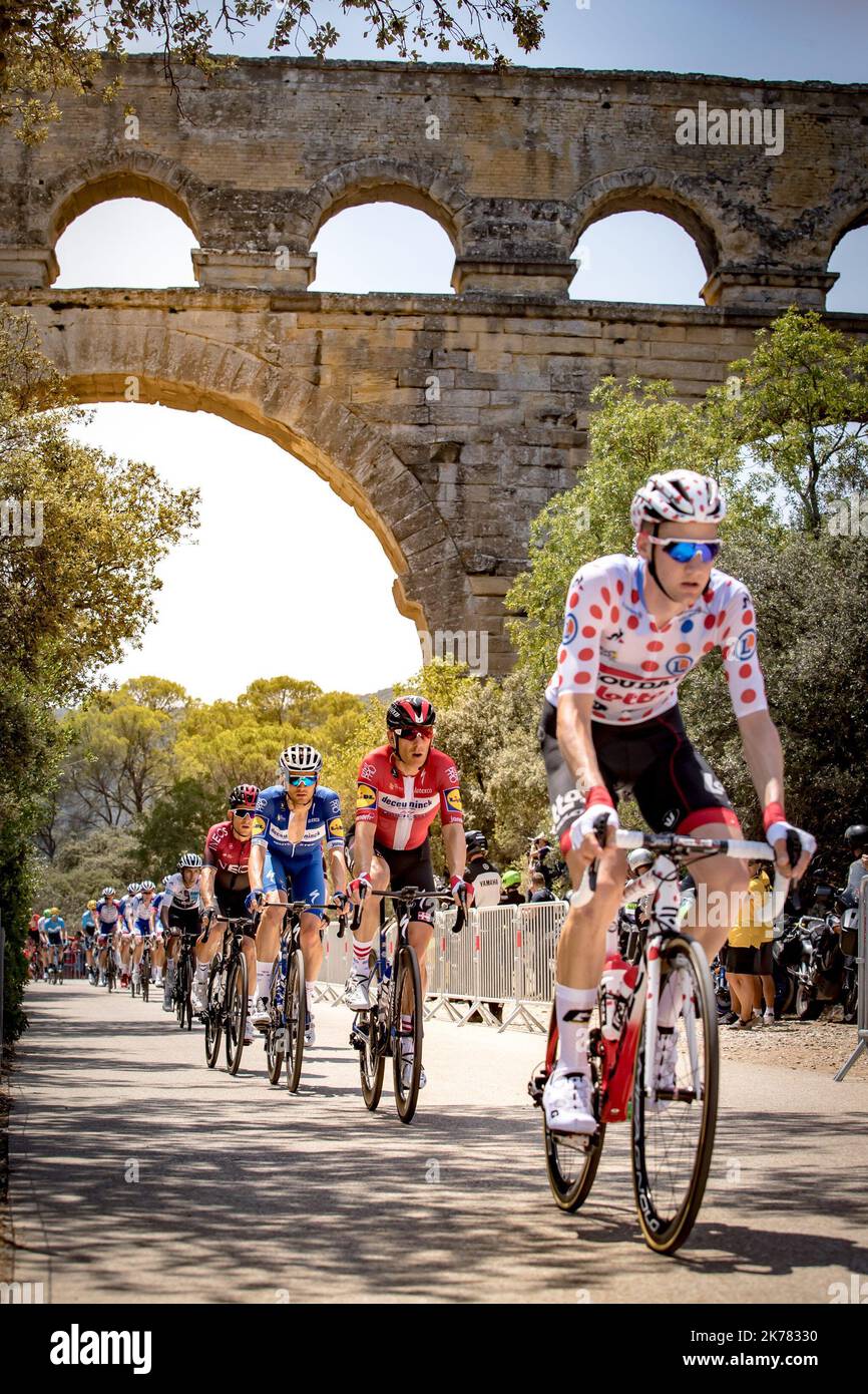 Il Tour 2019 passerà attraverso due paesi, il Belgio e la Francia. Visiterà le tre regioni belghe (Bruxelles-capitale, Fiandre e Vallonia) e 37 dipartimenti francesi. Foto Stock