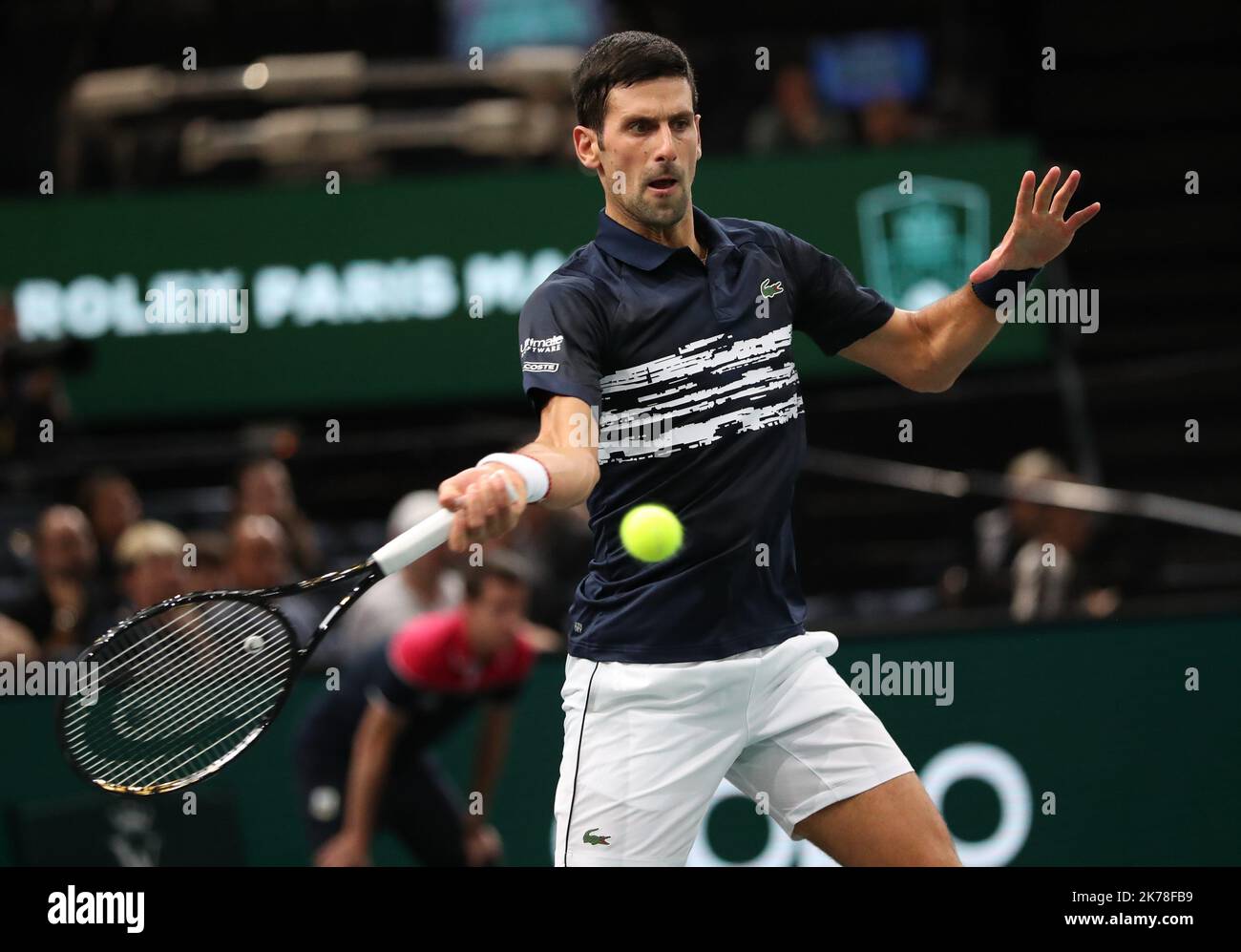 Novak DJOKOVIC (SRB) vs Corentin MOUTET (fra). Foto Stock