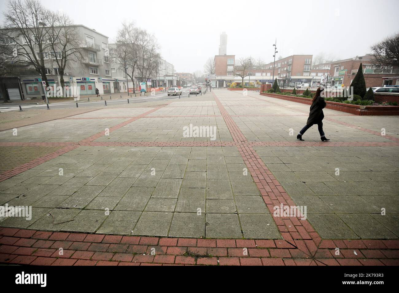 Francia, 16th 2020 marzo - caffè, ristoranti, cinema sono chiusi come nuove restrizioni per limitare la diffusione di covid-19 *** Didascalia locale *** Foto Stock