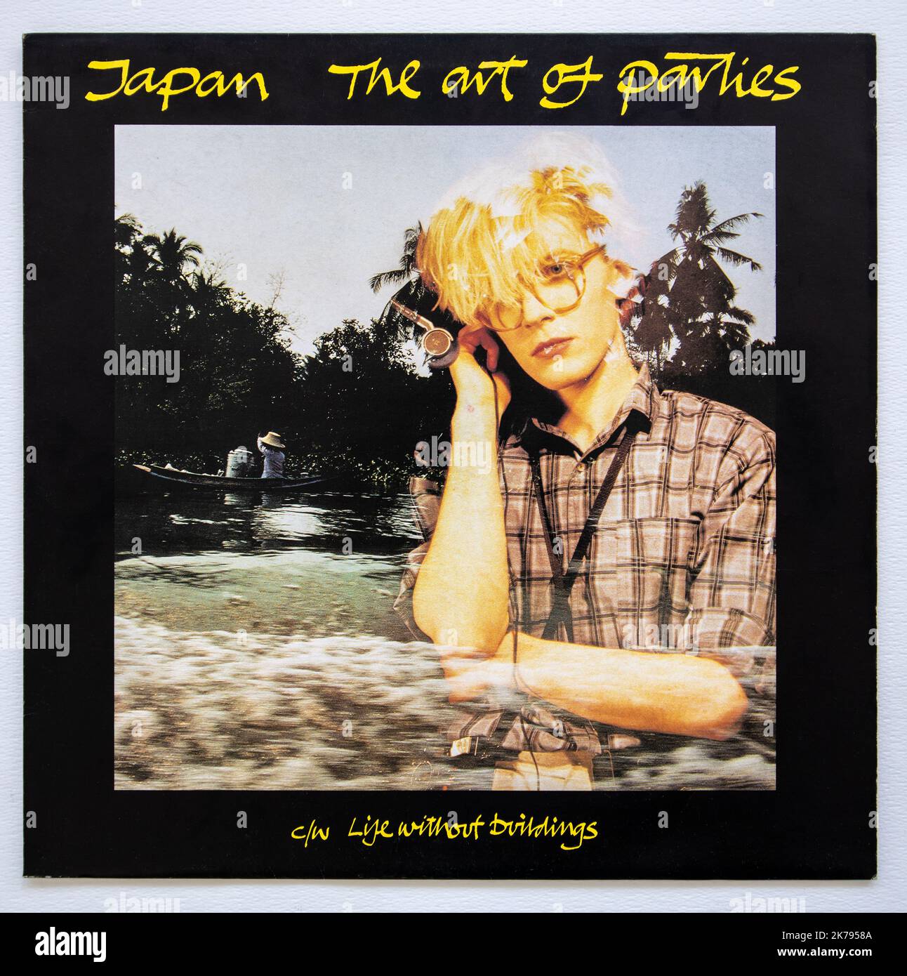 Copertina della versione singola da 12 pollici di The Art of Parties by Japan, rilasciata nel 1981 Foto Stock