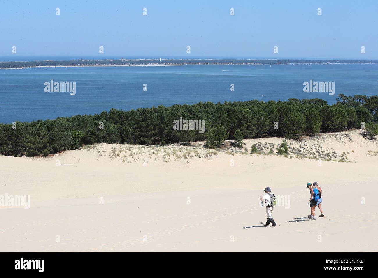 Riapertura della duna pilat la teste-de-Buch 28 maggio 2020 Foto Stock