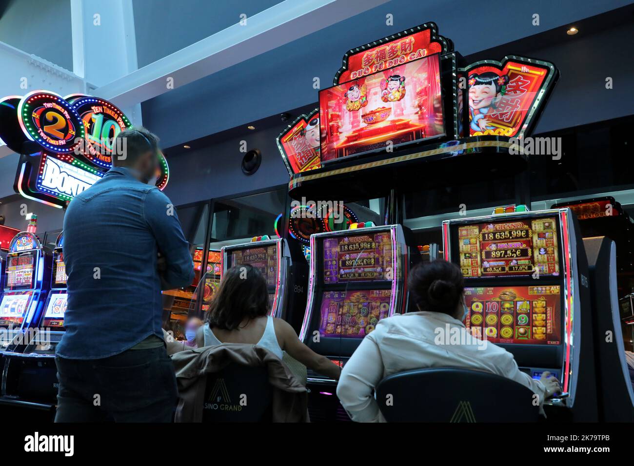 Fase 2 del Deconfinement: Riapertura del casinò di Aix en Provence, Francia Foto Stock