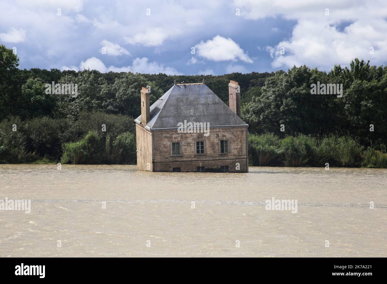 La Maison dans la Loire la Casa nella Loira - Jean-Luc Courcoult - Arte contemporanea Foto Stock