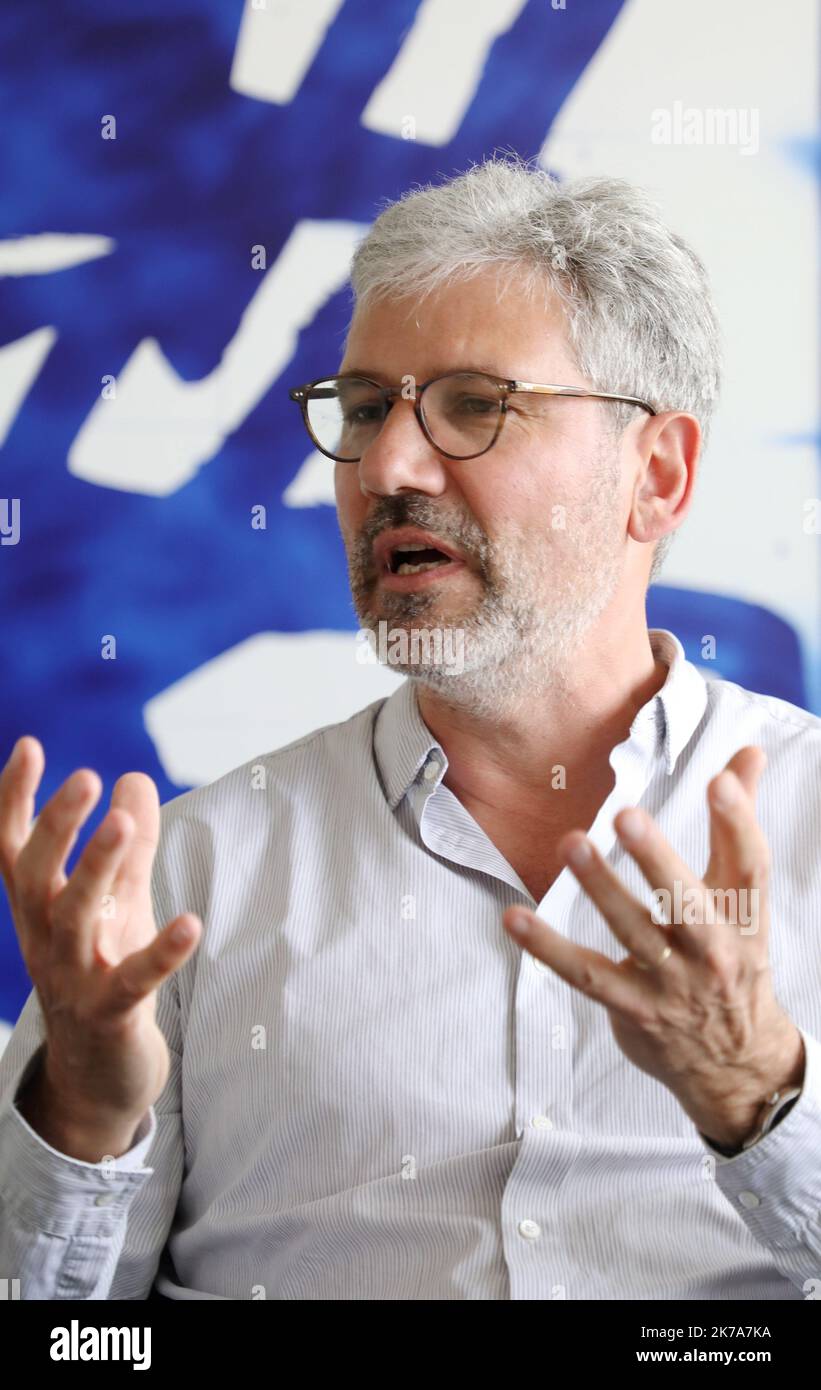 RéPHOTOPQR/LE PARISIEN/Jean-Baptiste Quentin ; Paris ; 08/07/2020 ; Â sanitaire du COVID 19 XVeme circondario Institut Pasteur OÃ¹ en sont les chercheurs de l'Institut Pasteur dans la recherche d'un vaccin contre la COVID 19 ? Deux directeurs de recherche rÃ dépondent aux questions du Parisien. Christophe D'Enfert, Directeur scientifique Ã l'Institut Pasteur - The Pasteur Institut luglio 8 2020 Foto Stock