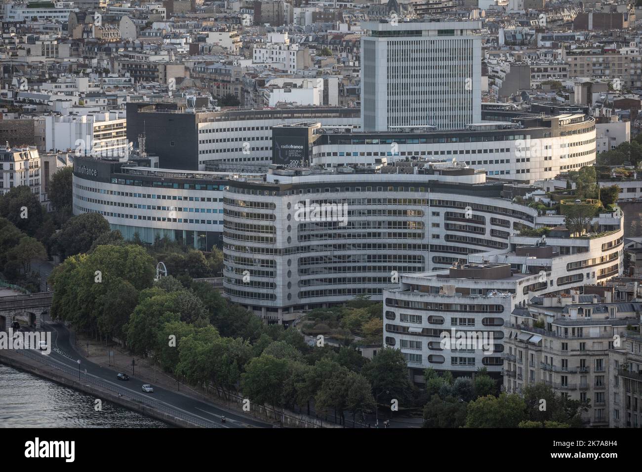 ©PHOTOPQR/LE PARISIEN/Fred Dugit ; Paris ; 20/07/2020 ; Société Paris XVIe, le 20 juillet 2020 radio France Photo LP / Fred Dugit Foto Stock