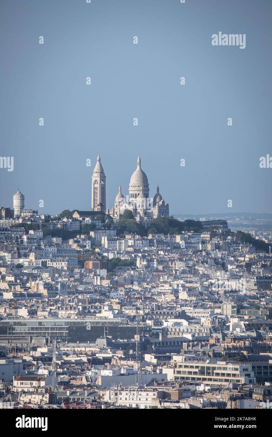 ©PHOTOPQR/LE PARISIEN/Fred Dugit ; Paris ; 20/07/2020 ; Société Paris VIIe, le 20 juillet 2020 le sacré Coeur Photo LP / Fred Dugit Foto Stock