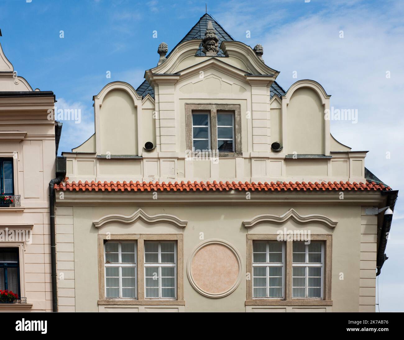 La regione Boemia centrale della Repubblica Ceca, Kutná Hora, è una città patrimonio dell'umanità dell'UNESCO con architettura medievale in chiese ed edifici. Foto Stock