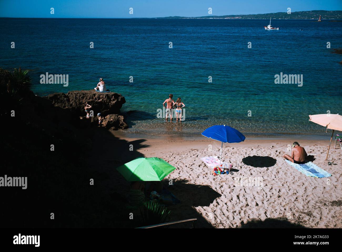 ©Pierre Berthuel / le Pictorium/MAXPPP - Pierre Berthuel / le Pictorium - 07/08/2020 - Italie / Sardaigne / Sardaigne - Ile de Sardaigne / 07/08/2020 - Italia / Sardegna / Sardegna - Isola di Sardegna Foto Stock