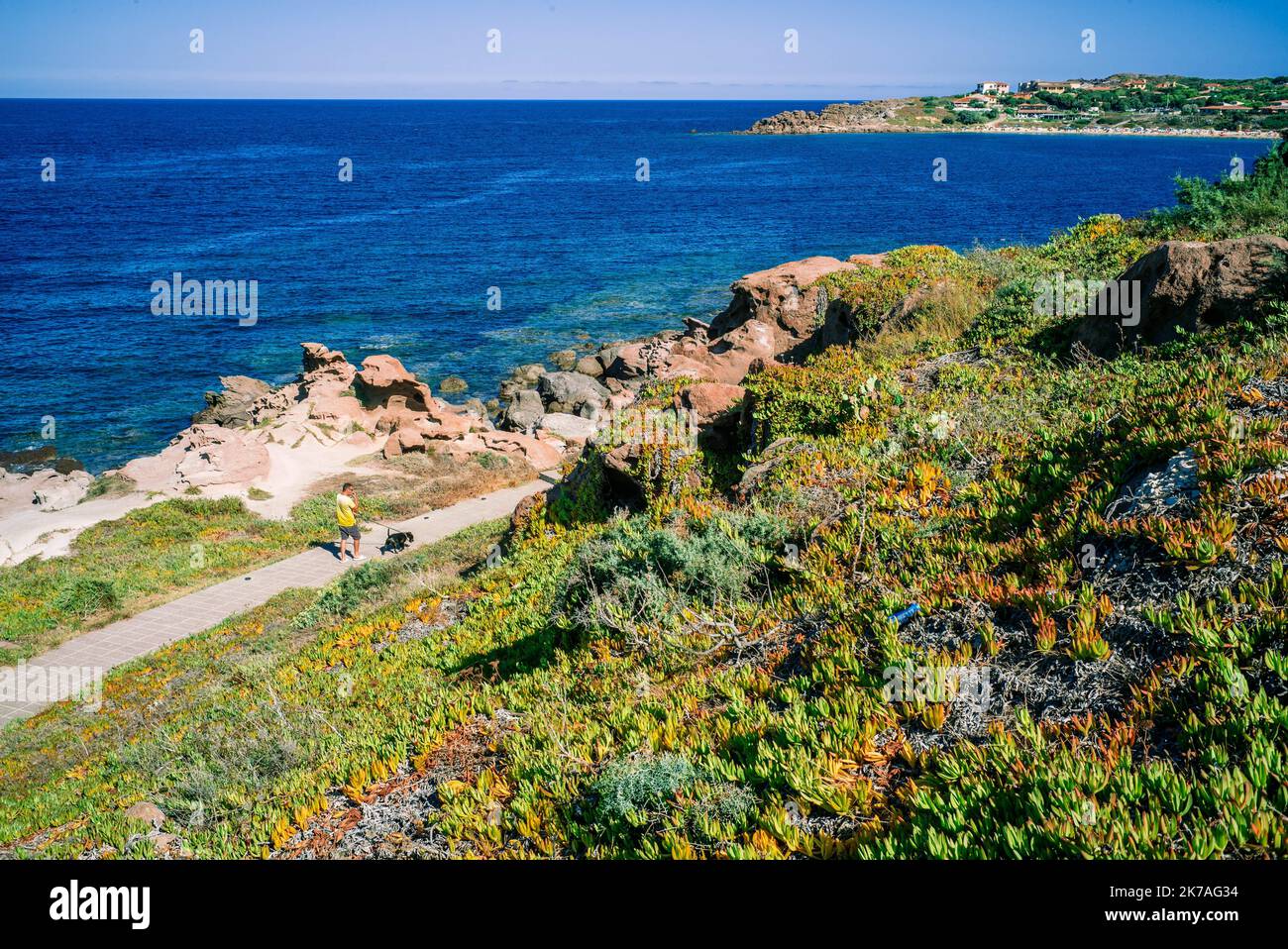 ©Pierre Berthuel / le Pictorium/MAXPPP - Pierre Berthuel / le Pictorium - 07/08/2020 - Italie / Sardaigne / Sardaigne - Ile de Sardaigne / 07/08/2020 - Italia / Sardegna / Sardegna - Isola di Sardegna Foto Stock