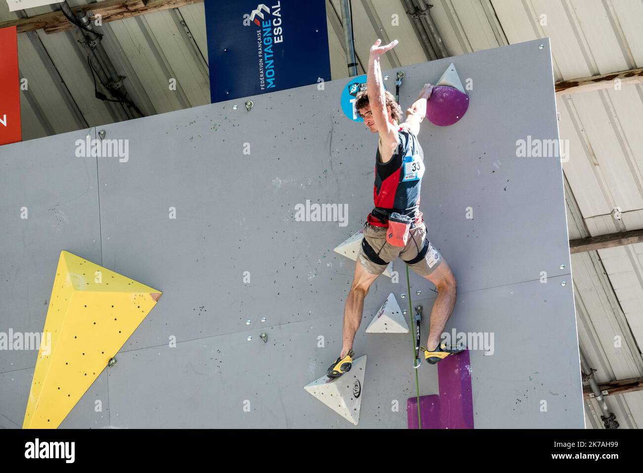 ©Michael Bunel / le Pictorium/MAXPPP - Michael Bunel / le Pictorium - 21/08/2020 - Francia / Provence-Alpes-Cote d'Azur / Briancon - QUALIFICA POUR LES DEMIS FINALES HOMME ET FEMME / 21/08/2020 - Francia / Provence-Alpes-Cote d'Azur / Briancon - QUALIFICA PER SEMIFINALI MASCHILI E FEMMINILI Foto Stock