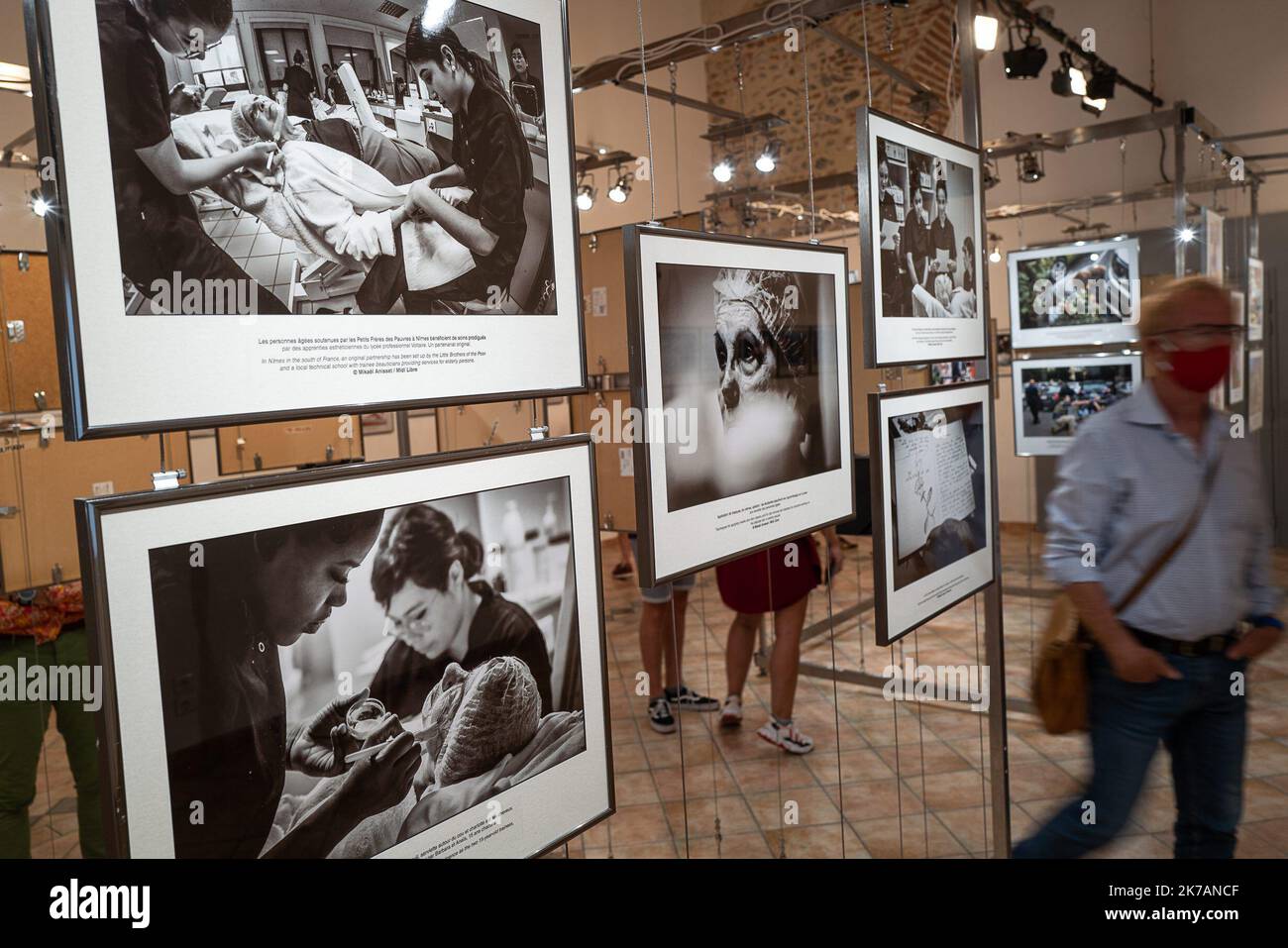 PERPIGNAN LE 03/09/2020 32ÈME EDITION DU FESTIVAL INTERNATIONAL DU PHOTOJOURNALISME / VISA POUR L'IMAGE / EXPOSITION PHOTO DE PRESSE / PHOTOBIM/DOMINIQUE QUET/MAXPPP - 2020/09/03. VISA POUR L'IMAGE - 32ND° EDIZIONE DEL FESTIVAL INTERNAZIONALE DEL FOTOGIORNALISMO. Foto Stock