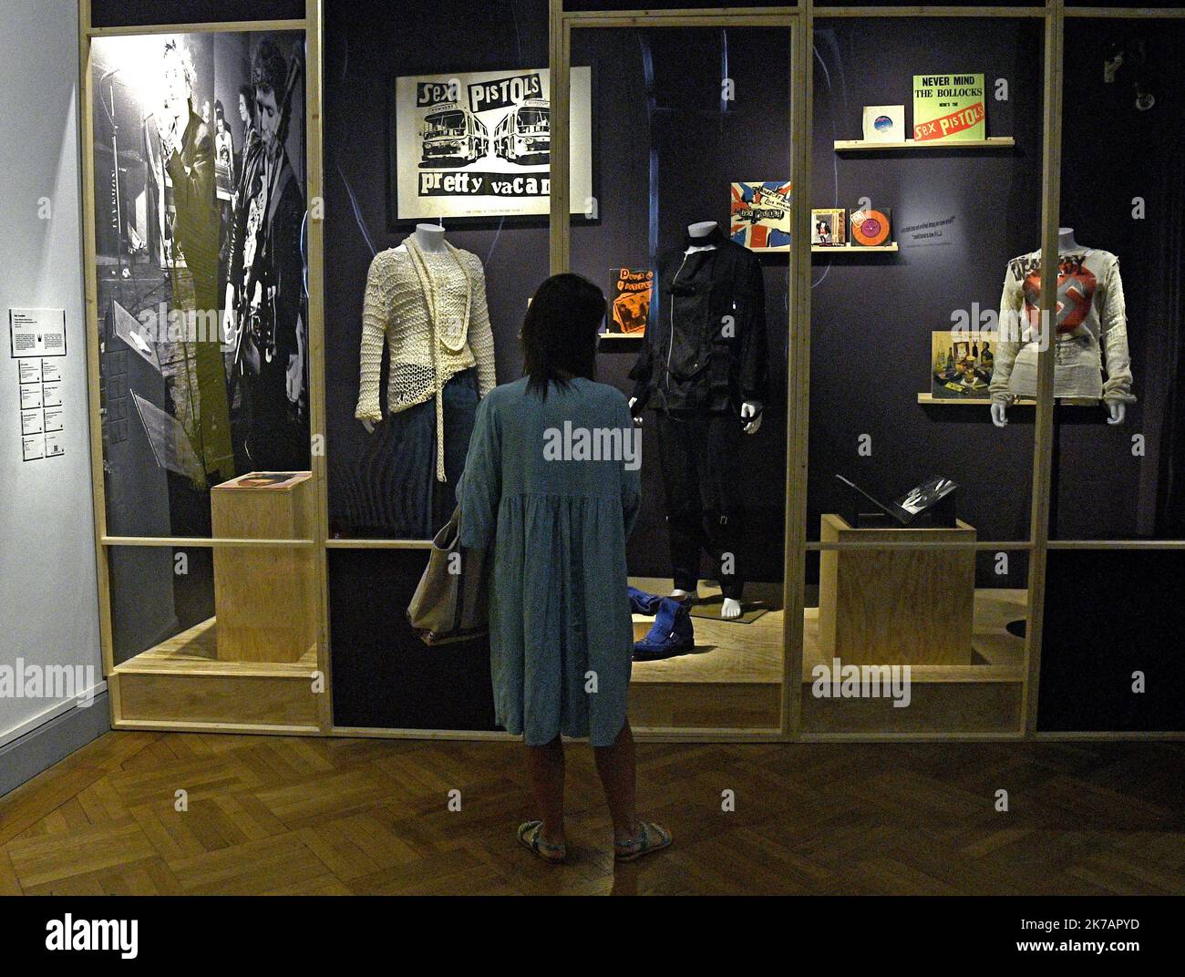 ©PHOTOPQR/LE PROGRES/Stéphane GUIOCHON - Lione 2e Arrondissement 08/09/2020 - Expo Vivienne Westwood - A Lione au musée des tissus Expo Vivienne Westwood - dal 10 settembre al 17 gennaio 2021 il Museo del tessile ospiterà una grandiosa mostra dedicata al designer britannico Vivienne Westwood. Foto Stock