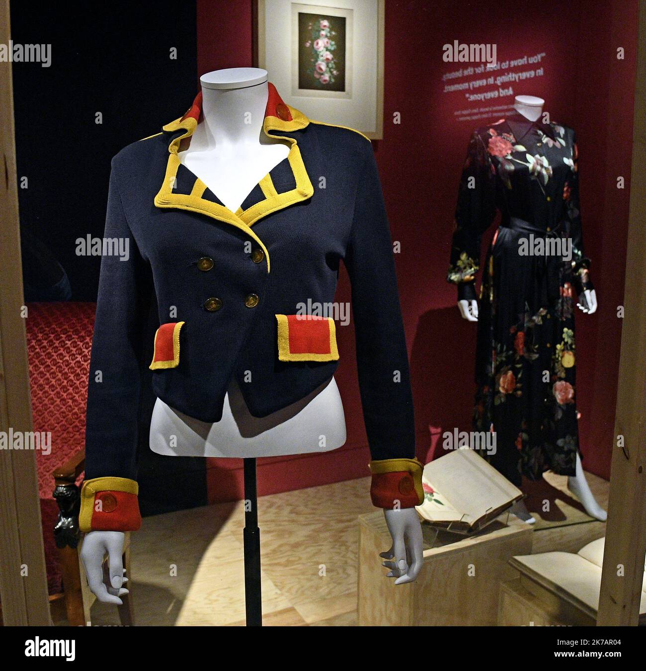 ©PHOTOPQR/LE PROGRES/Stéphane GUIOCHON - Lione 2e Arrondissement 08/09/2020 - Expo Vivienne Westwood - A Lione au musée des tissus Expo Vivienne Westwood - dal 10 settembre al 17 gennaio 2021 il Museo del tessile ospiterà una grandiosa mostra dedicata al designer britannico Vivienne Westwood. Foto Stock