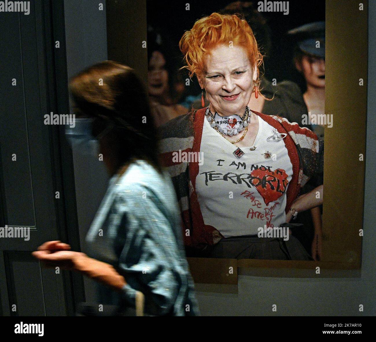 ©PHOTOPQR/LE PROGRES/Stéphane GUIOCHON - Lione 2e Arrondissement 08/09/2020 - Expo Vivienne Westwood - A Lione au musée des tissus Expo Vivienne Westwood - dal 10 settembre al 17 gennaio 2021 il Museo del tessile ospiterà una grandiosa mostra dedicata al designer britannico Vivienne Westwood. Foto Stock