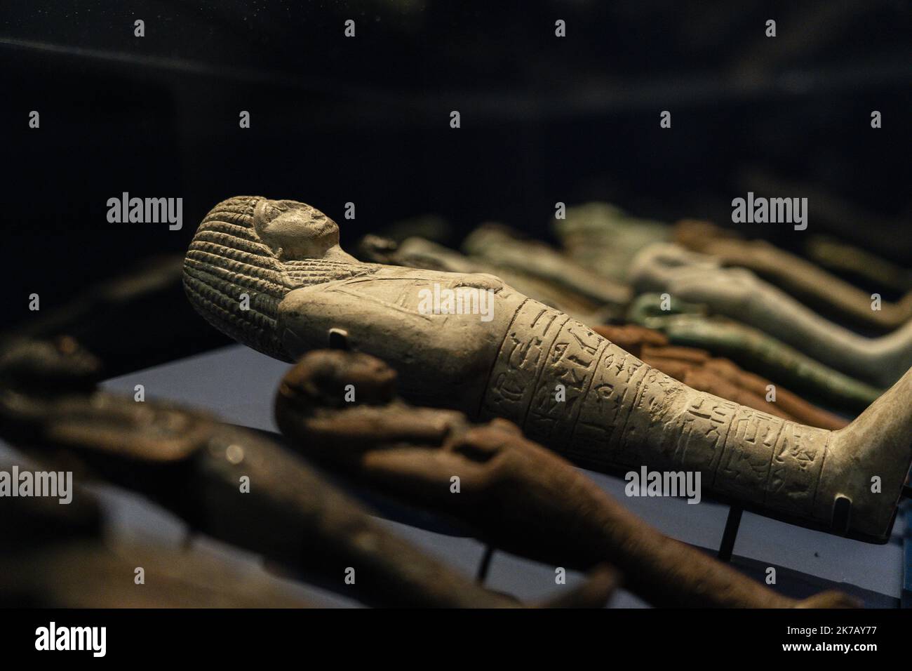 ©PHOTOPQR/LA PROVENCE/TOMASELLI Antoine ; Aix-en-Provence ; 17/09/2020 ; Visite expo 'PHARAON, OSIRIS ET LA MOMIE, l'ÉGYPTE ANCIENNE à AIX-EN-PROVENCE'. Lieux: Musée Granet. - AIX MISEUM, MUSEE GRANET PHARAOH, OSIRIS E LA MUMMIA MOSTRA dal 19 settembre 2020 al 14 febbraio 2021 Foto Stock