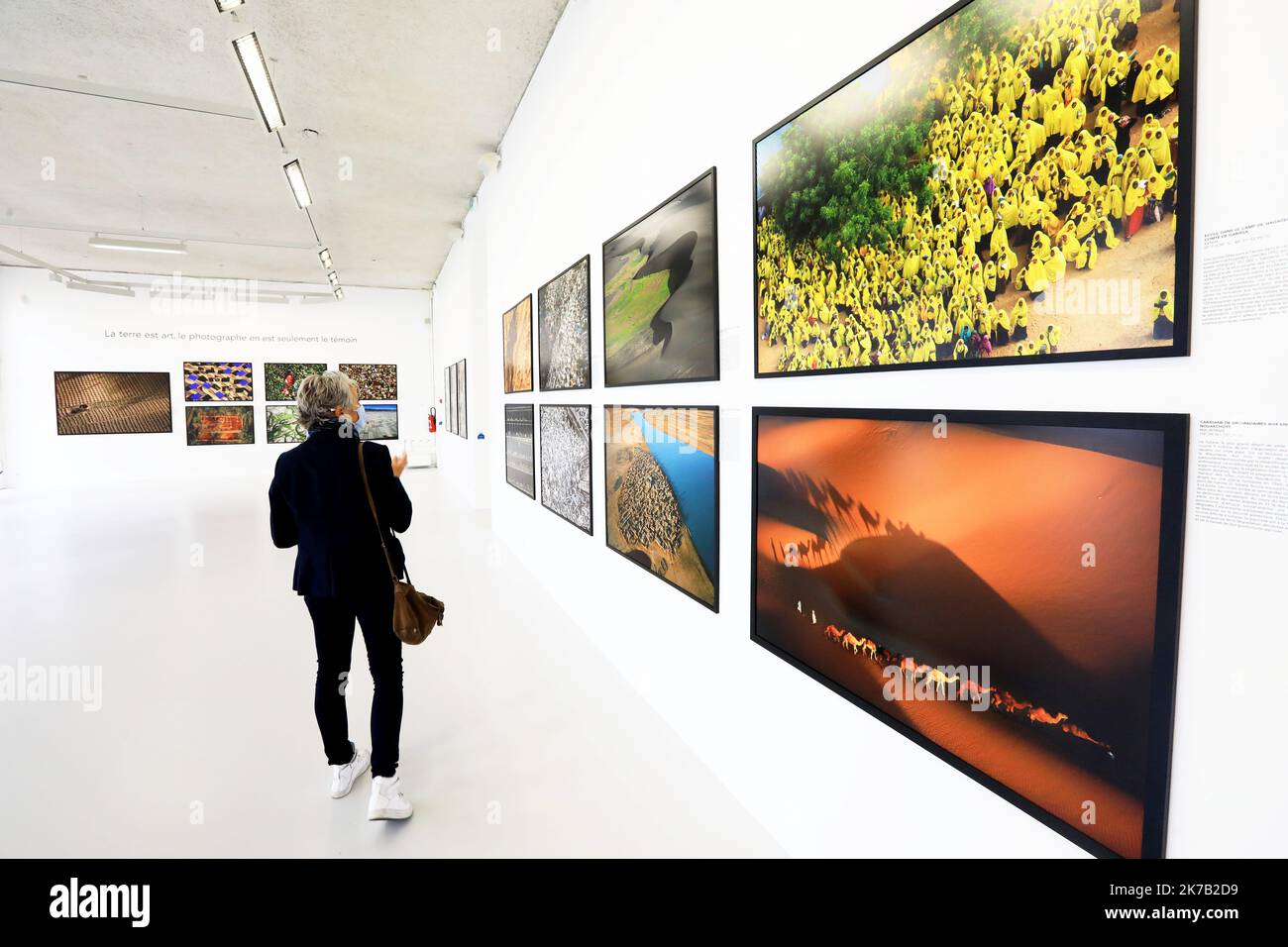 ©PHOTOPQR/NICE MATIN/Frank Muller ; la seyne ; 25/09/2020 ; Yann Arthus Bertrand à la villa Tamaris - 2020/09/25. Yann Arthus-Bertrand è un fotografo, giornalista, reporter e ambientalista francese di fama mondiale. Foto Stock