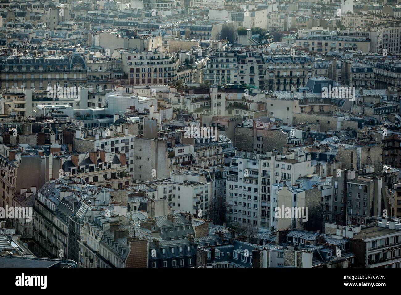 ©Thomas Padilla/MAXPPP - 26/02/2021 ; Parigi , FRANCIA; ILLUSTRATION DE PARIS. - Parigi, Francia, feb 26th 2021 Foto Stock