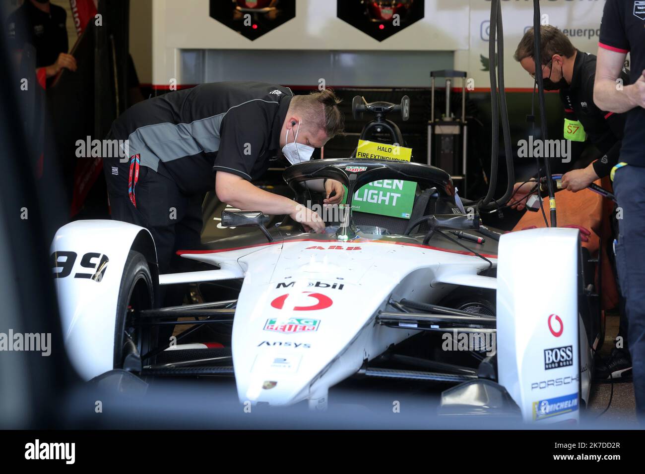 ©PHOTOPQR/NICE MATIN/Jean Francis Ottonello ; Monaco ; 07/05/2021 ; OTONELLO JEAN-FRANCOIS - vendredi 7 mai 2021 à Monaco - 7ème Grand Prix de formule e de Monaco 2021 - - 2021/05/07. Formule e GP di Monte Carlo. Foto Stock