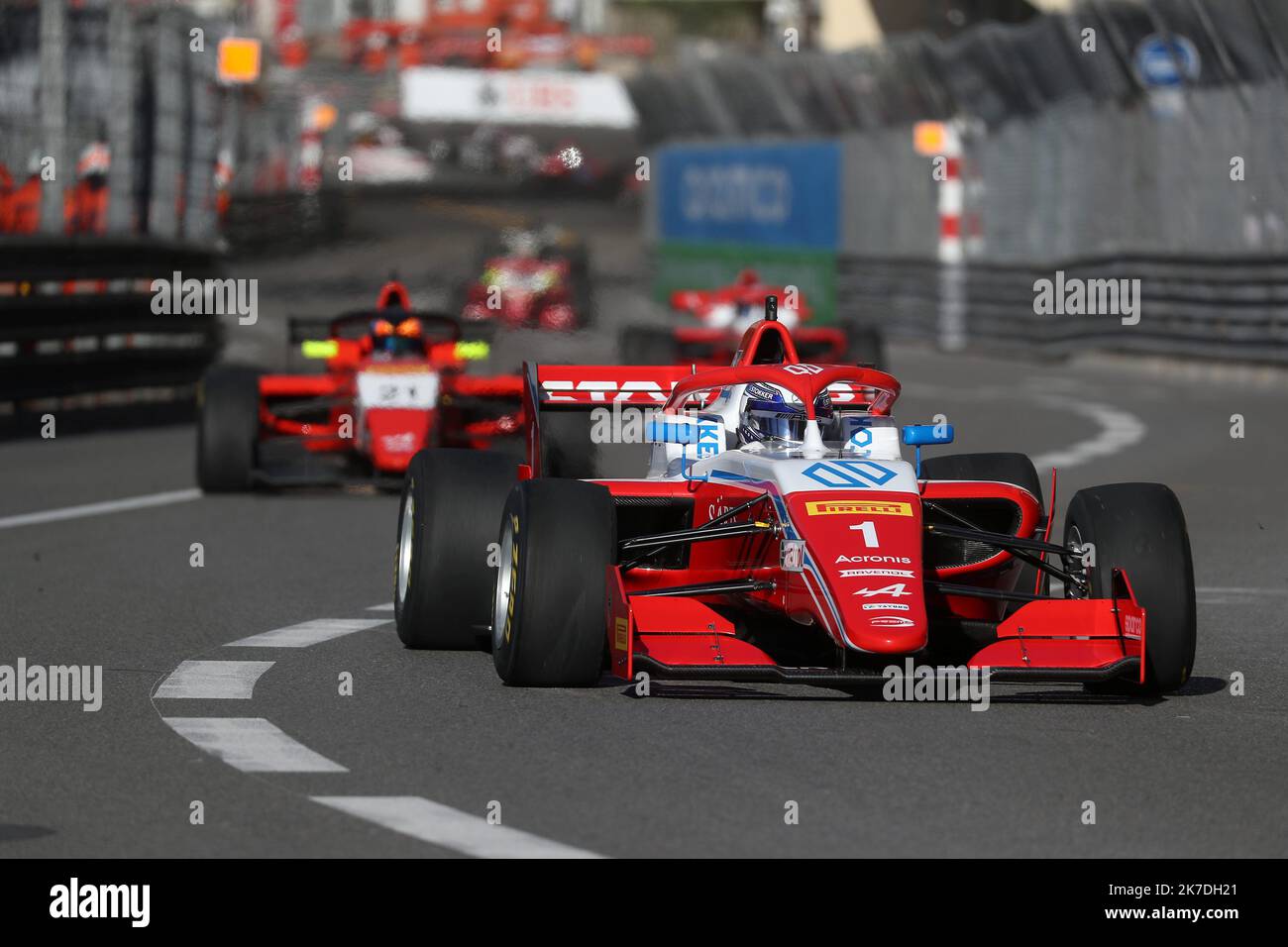 ©PHOTOPQR/NICE MATIN/Jean Francois Ottonello ; Monaco ; 20/05/2021 ; OTONELLO JEAN-FRANCOIS - jeudi 20 mai 2021 à Monaco - 78ème Grand Prix de Monaco 2021 - formule Regional by Alpine - 1 Paul Aron / Prema Powerteam - Maggio 20th 2021 Prove sul GP di Monaco F1 Foto Stock