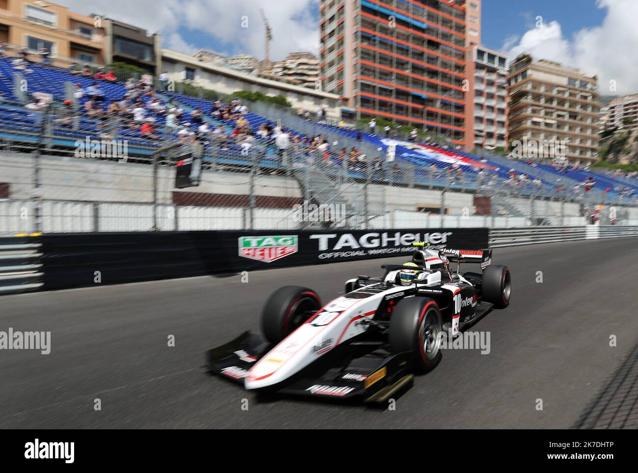 ©PHOTOPQR/NICE MATIN/Dylan Meiffret ; Monaco ; 21/05/2021 ; MEIFFRET DYLAN, Vendredi 21 mai 2021 à Monaco - 78ème Grand Prix de Monaco 2021 - formule 2 corso 1. 10 - THÉO POURCHAIRE - FRA - GRAND PRIX D'ARTE Foto Stock