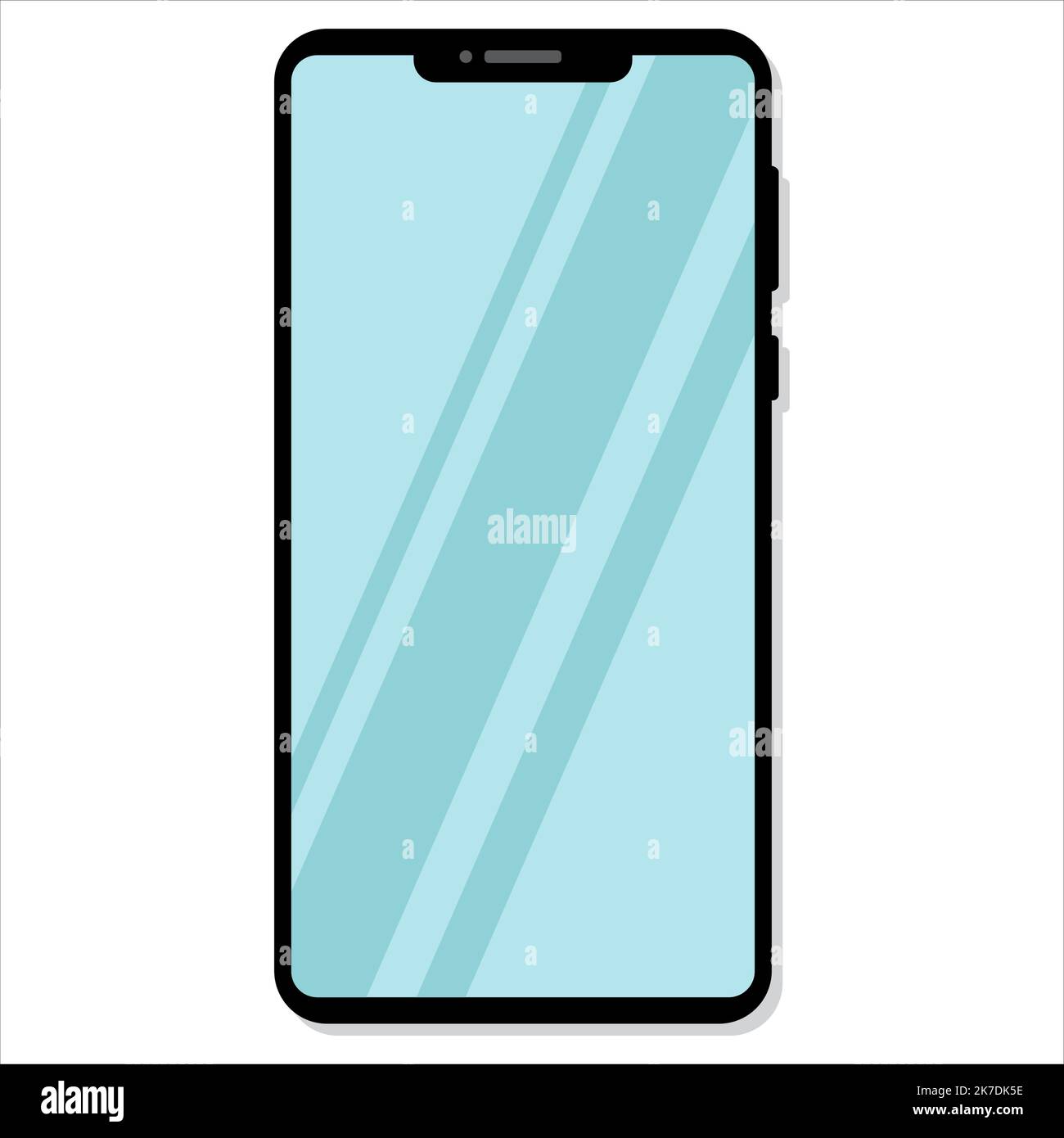 Semplice illustrazione piatta dello smartphone. Illustrazione vettoriale. Illustrazione Vettoriale Semplice illustrazione piatta dello smartphone. Illustrazione vettoriale. Illustrazione Vettoriale