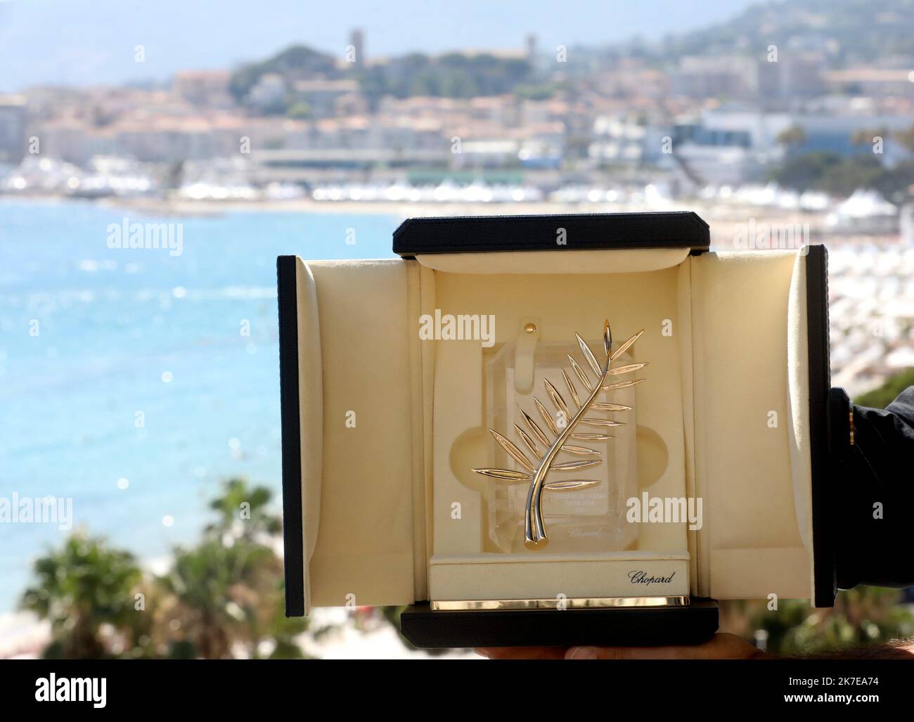 ©PHOTOPQR/NICE MATIN/Botella Sébastien ; Cannes ; 06/07/2021 ; Palme d'Or du festival de Cannes 2021 74th° Festival annuale di Cannes il 06 luglio 2021 a Cannes Foto Stock