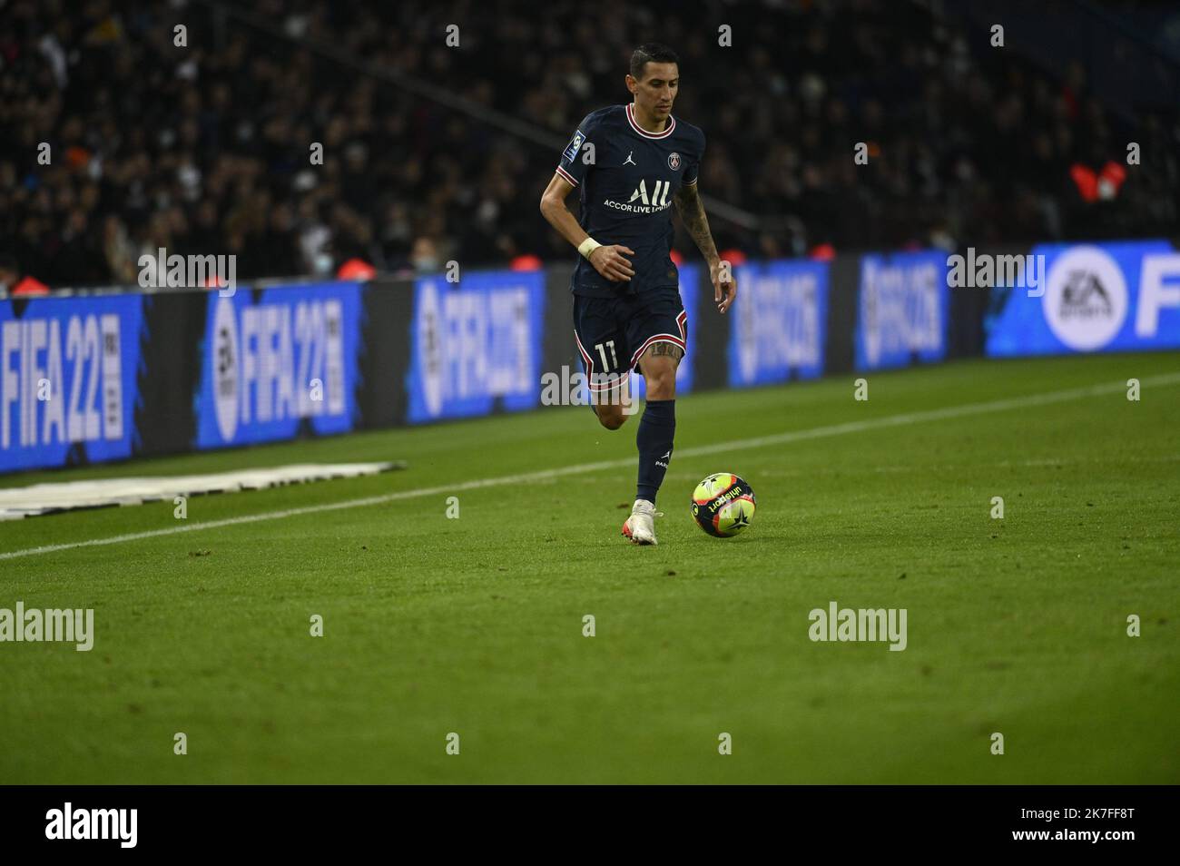 ©Julien Mattia / le Pictorium/MAXPPP - PSG / LOSC Victoire du Paris Saint Germain (PSG) qui affrontait Lille (LOSC) au Parc des Princes, le 29 novembre 2021. Foto Stock