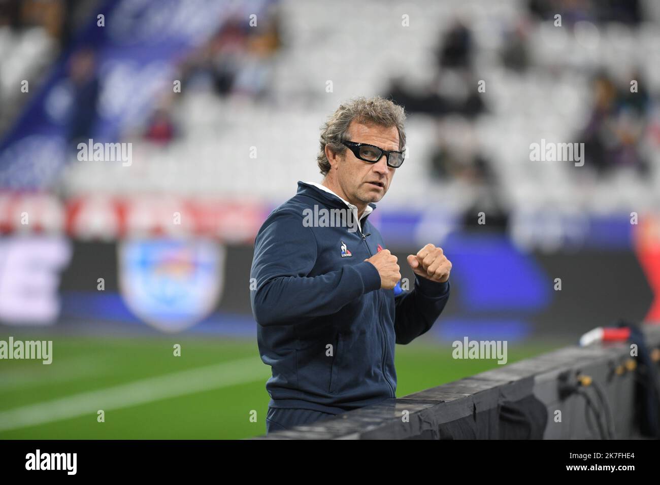 ©PHOTOPQR/VOIX DU NORD/1 ; 06/11/2021 ; 06/11/2021. Rugby, tournÃ d'automne, France-Argentine, au Stade de France. FOTO PIERRE ROUANET LA VOIX DU NORD Rugby Campionato internazionale di rugby Unione prova partita tra Francia e Argentina allo stadio Stade de France a Saint-Denis, a nord di Parigi, il 6 novembre 2021, 2021 Foto Stock