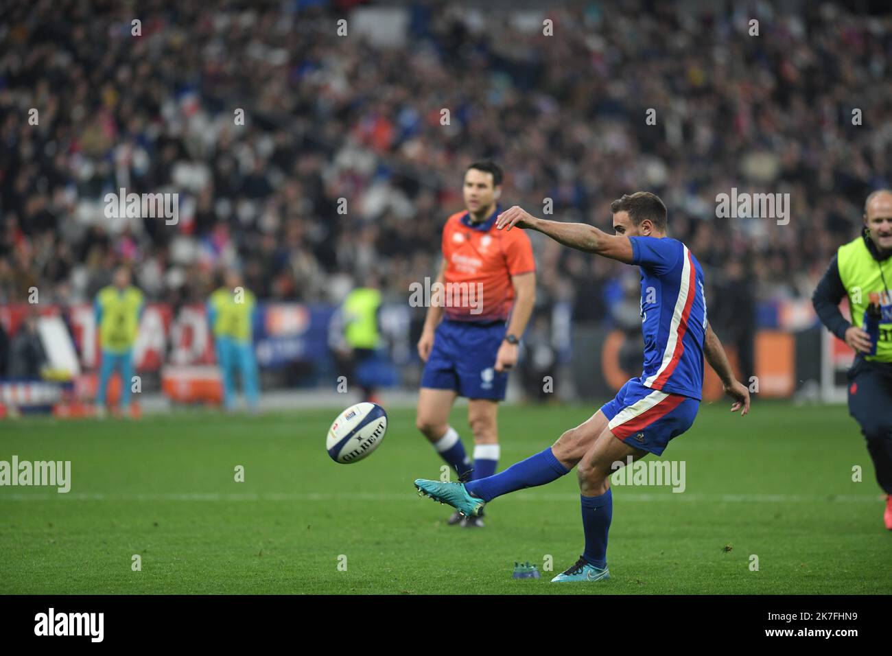 ©PHOTOPQR/VOIX DU NORD/1 ; 07/11/2021 ; 06/11/2021. Rugby, tournÃ d'automne, France-Argentine, au Stade de France. FOTO PIERRE ROUANET LA VOIX DU NORD Foto Stock