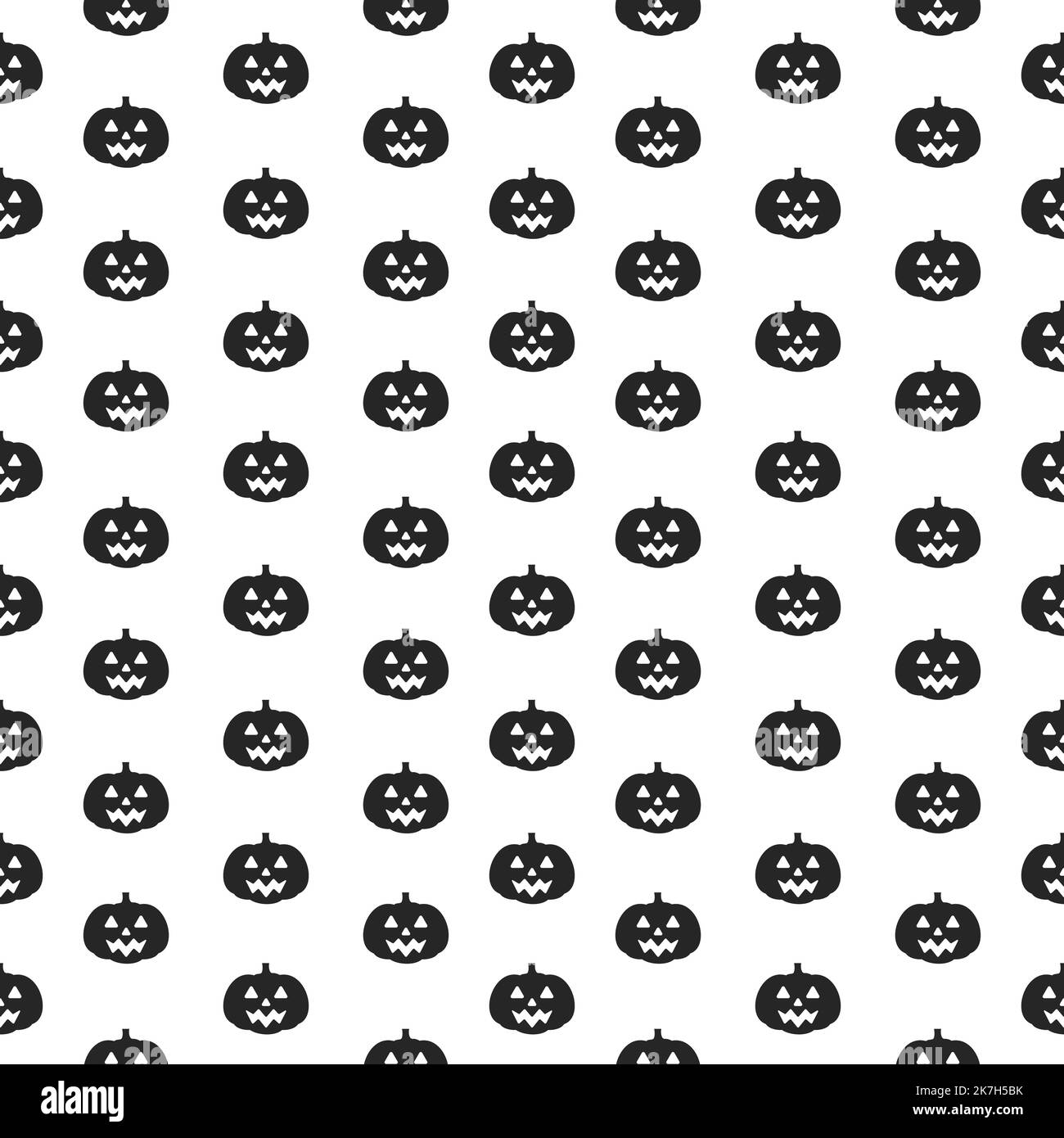 Halloween disegno senza cuciture modello con Witch, Haunted House, Pumpkins o pipistrelli in modello mano disegnato Cartoon Flat Illustrazione Illustrazione Vettoriale