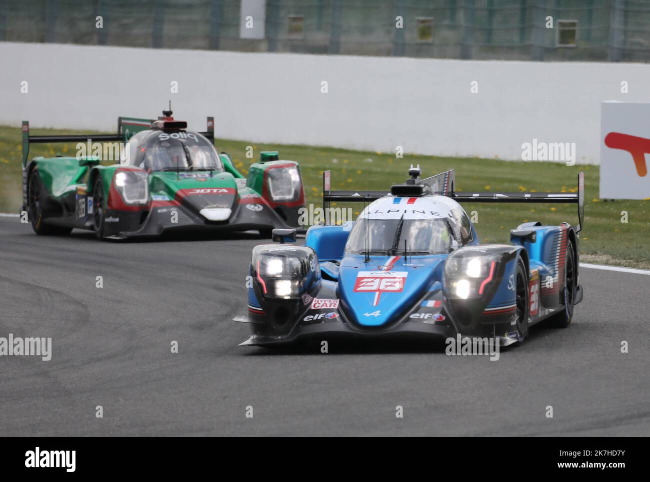 ©PHOTOPQR/LE COURRIER PICARD/HASLIN ; Spa ; 07/05/2022 ; 07/05/22 Automobile championnat du monde d'endurance Les 6 heures de Spa Francorchamps Alpine Elf Team Andre Negrao Nicolas Lapierre Matthieu Vaxiviere Photo Fred Haslin Foto Stock