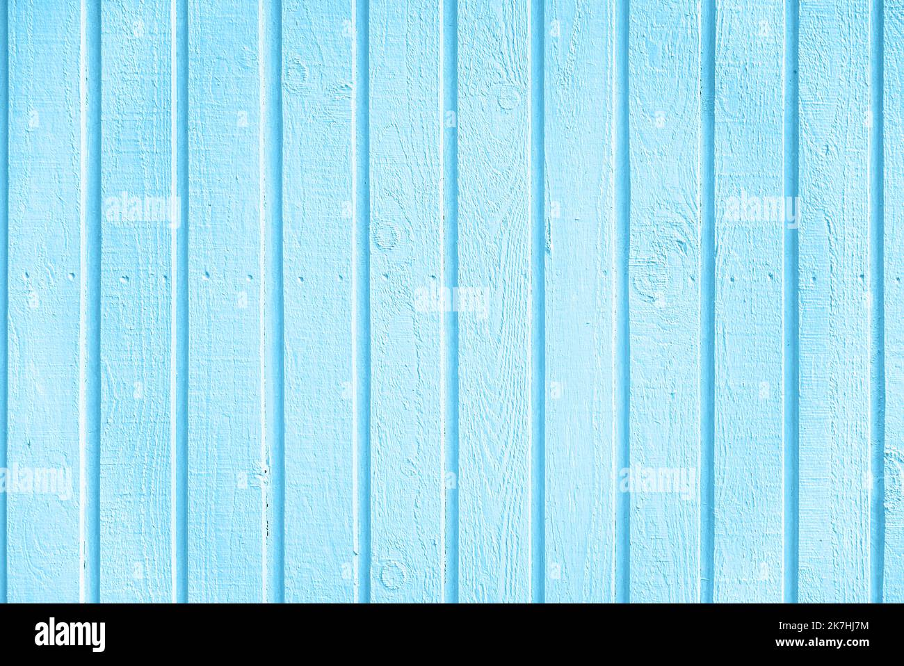 Colore blu chiaro tavole di legno texture sfondo. Foto Stock